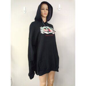 Unisex Custom Christmas Hoodie Black Green Size 4XL